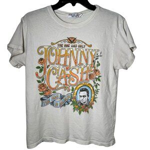 Letluv Johnny Cash Graphic Tee Women’s Small Anthropologie Band Shirt